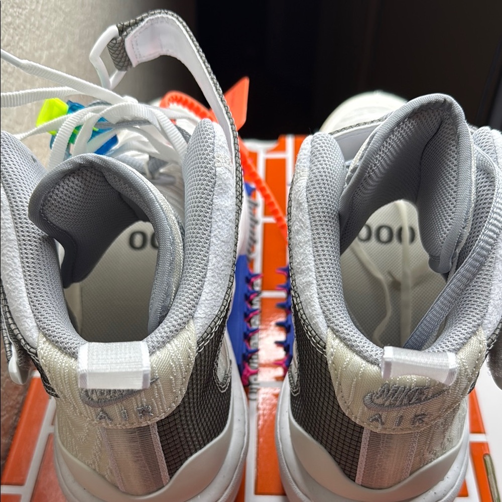 Mens Off-White c/o  Air Force Mid SP US size 9.5 - Picture 6 of 7